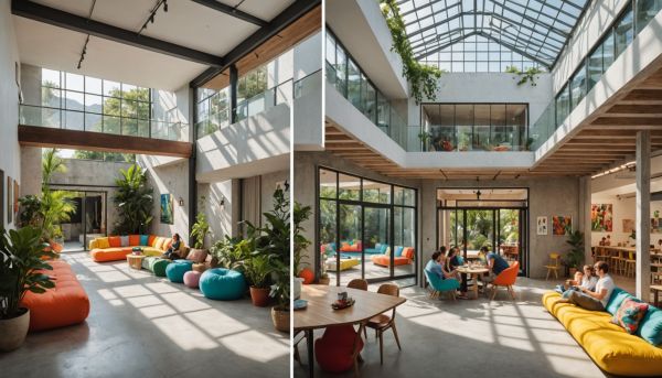 Auberges de jeunesse modernes et villas de luxe privées