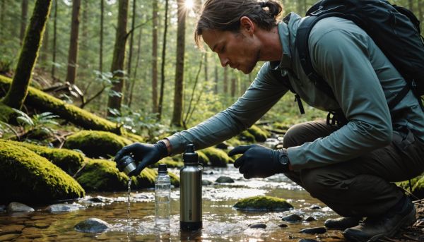 Pourquoi investir dans une gourde filtrante nomade